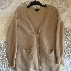 J.Crew beige cardigan size small